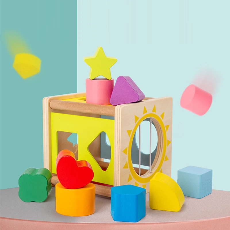Montessori Wooden Toys Geometry Shape Cognition Matching Building Blocks Colour Sort Baby Early Educational Toys For Children
Montessori Wooden Toys Geometry Shape Cognition Matching Building Blocks Colour Sort Baby Early Educational Toys For Children