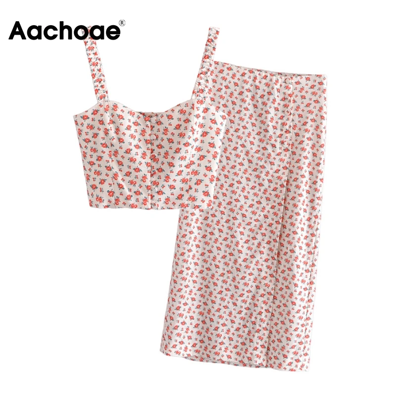 Модный женский костюм Aachoae 2021, комплект из 2 предметов, юбка, винтажный топ с цветочным принтом, топы с завышенной талией, трапециевидные Юбки...
Модный женский костюм Aachoae 2021, комплект из 2 предметов, юбка, винтажный топ с цветочным принтом, топы с завышенной талией, трапециевидные Юбки...