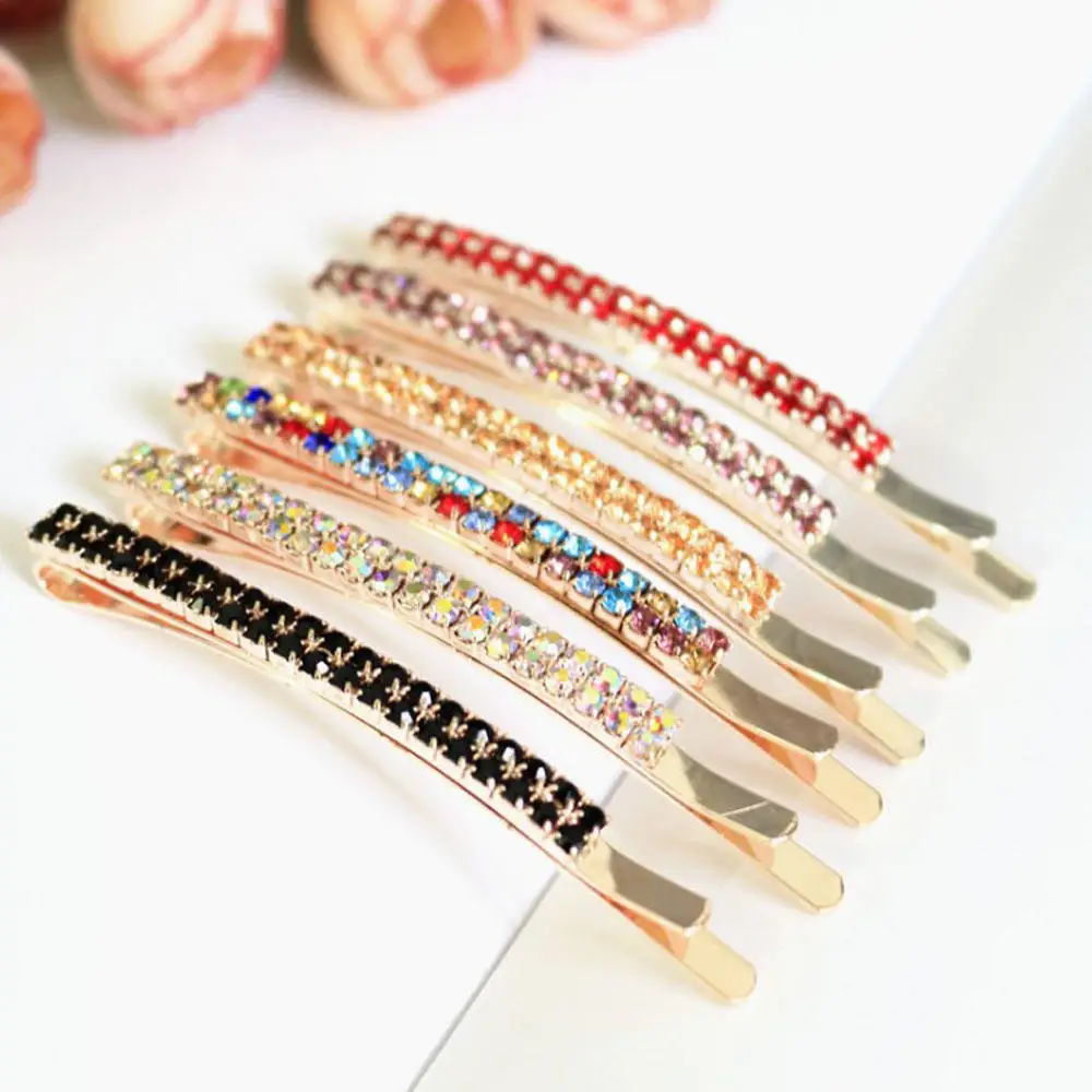 Simplicity Rhinestone Hair Clip Fashion Korean Trend Hairpin Personality Temperament Hair Grip Good LOoking New Hair Accessories
Simplicity Rhinestone Hair Clip Fashion Korean Trend Hairpin Personality Temperament Hair Grip Good LOoking New Hair Accessories