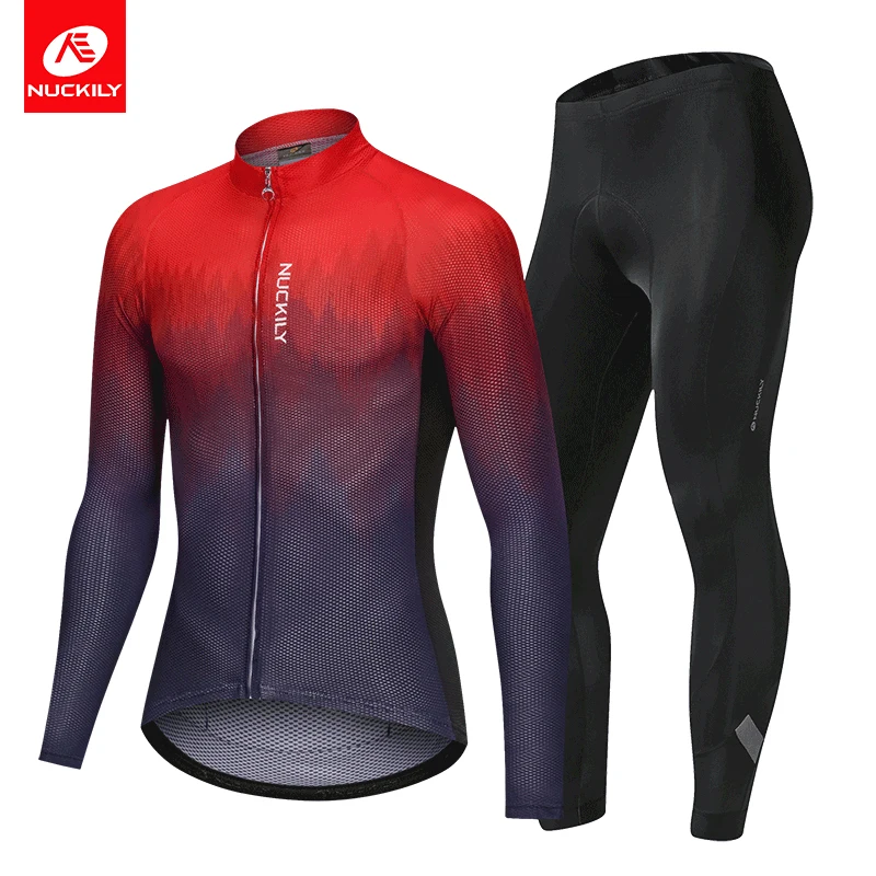 NUCKILY 2021 Men Racing Bicycle Quick-Dry Jersey Fashion Cycling Jersey Set Mountain Bike Clothing Outdoor Cycling Sportswear
NUCKILY 2021 Men Racing Bicycle Quick-Dry Jersey Fashion Cycling Jersey Set Mountain Bike Clothing Outdoor Cycling Sportswear