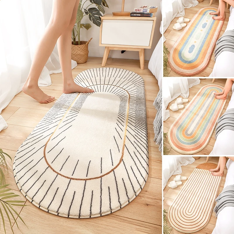 Bedside Long Carpet Geometric Pattern Carpets Living Room Non-slip Floor Mat Stripe Area Rugs Bedroom Soft Mats For Home Decor
Bedside Long Carpet Geometric Pattern Carpets Living Room Non-slip Floor Mat Stripe Area Rugs Bedroom Soft Mats For Home Decor