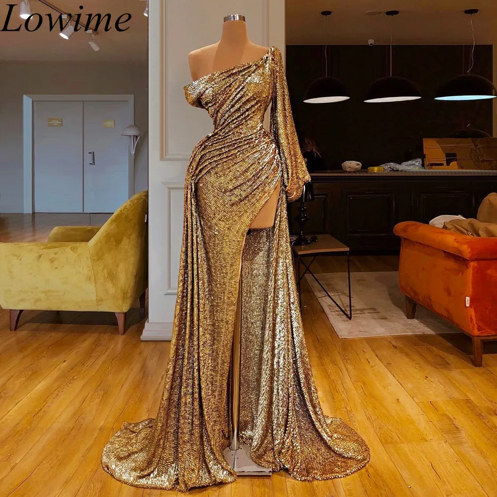 Gorgeous Muslim Formal Evening Dresses 2019 Long One Shoulder Mermaid Prom Dress High Split Cocktail Dress Party robe de soiree
Gorgeous Muslim Formal Evening Dresses 2019 Long One Shoulder Mermaid Prom Dress High Split Cocktail Dress Party robe de soiree
