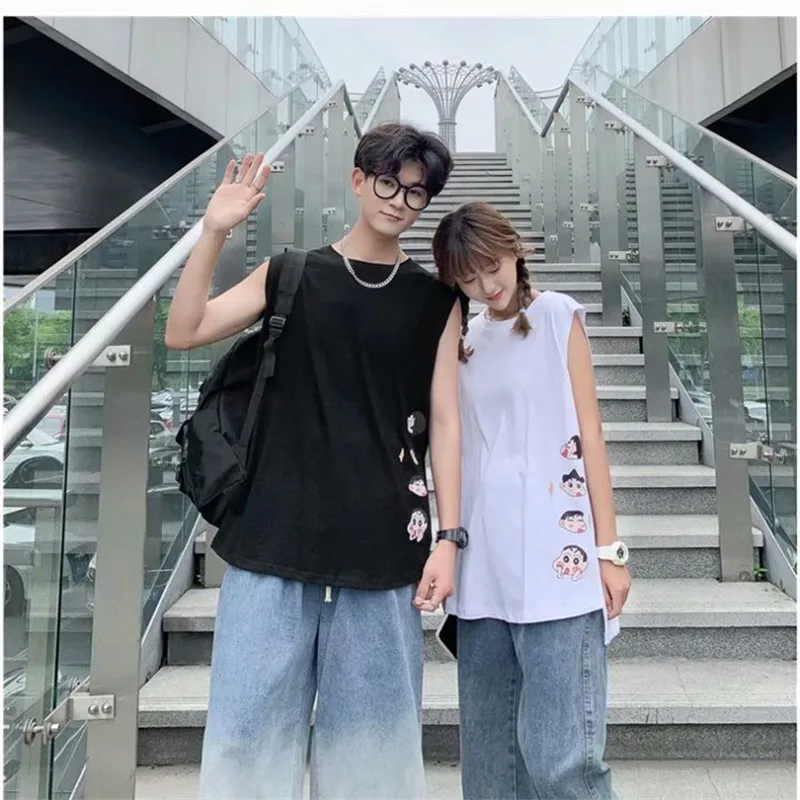 Hip Hop Oversized Boys Waistcoat Men Women T-Shirts Couple O Neck Sleeveless Sweater High Street Wear Vest Cute Style Tops Tee
Hip Hop Oversized Boys Waistcoat Men Women T-Shirts Couple O Neck Sleeveless Sweater High Street Wear Vest Cute Style Tops Tee