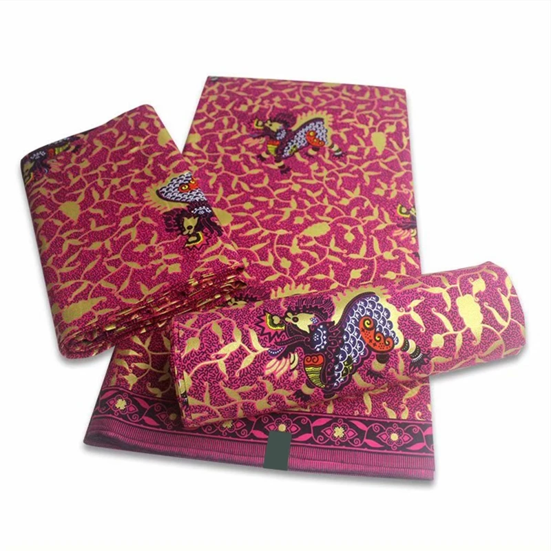 High Quality 100% Cotton Golded Wax Print Fabric Hot Sale African Ankara Fabrics Sewing Material 6 Yards For Party Dress
High Quality 100% Cotton Golded Wax Print Fabric Hot Sale African Ankara Fabrics Sewing Material 6 Yards For Party Dress