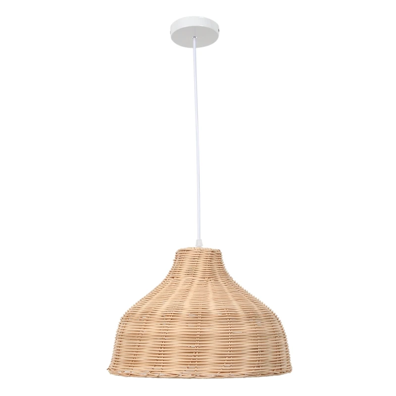 Rattan Hanging Lamp E27 Pendant Light Nordic Chandelier For Kitchen Bedroom Living Room Restaurant Hotel Fixture (35Cm In Diamet
Rattan Hanging Lamp E27 Pendant Light Nordic Chandelier For Kitchen Bedroom Living Room Restaurant Hotel Fixture (35Cm In Diamet