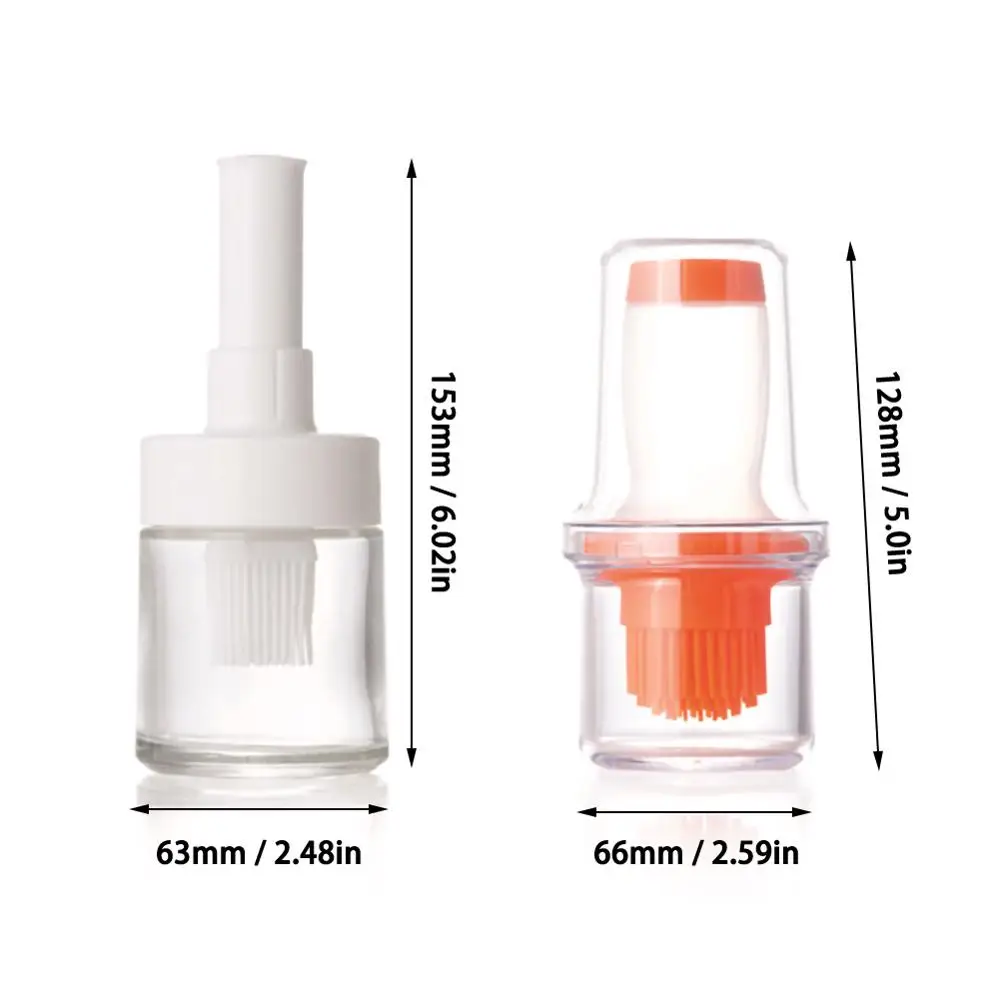 Hot Heat Resistant Food Grade Silicone Baking BBQ Oil Butter Mustard Seasoning Pastry Brush Bottle Household Kitchen Accessories
Hot Heat Resistant Food Grade Silicone Baking BBQ Oil Butter Mustard Seasoning Pastry Brush Bottle Household Kitchen Accessories
