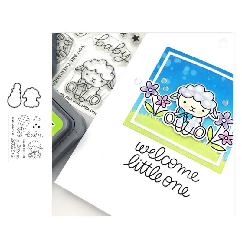 Sheep Balloon Stamp and Dies 2021 Transparent Clear Silicone Stamp Cutting Die Set for DIY Scrapbooking Photo Decorative
Sheep Balloon Stamp and Dies 2021 Transparent Clear Silicone Stamp Cutting Die Set for DIY Scrapbooking Photo Decorative
