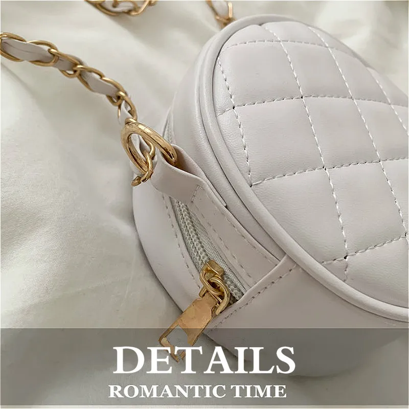 Crossbody Bags Women PU Circular Rhombus Chic Korean Style Mini Single-shoulder Zipper Chains Strap Fashion Ins Womens Stylish
Crossbody Bags Women PU Circular Rhombus Chic Korean Style Mini Single-shoulder Zipper Chains Strap Fashion Ins Womens Stylish