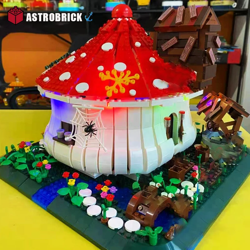 86006 Creative Mushroom house With lights Building Blocks Bricks Fairy Tale World Children DIY Toys Kid Christmas Gifts 2633 PCS
86006 Creative Mushroom house With lights Building Blocks Bricks Fairy Tale World Children DIY Toys Kid Christmas Gifts 2633 PCS