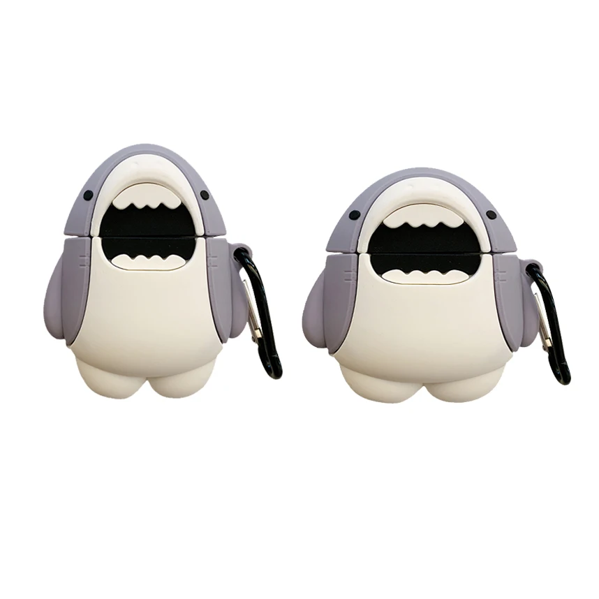 Kawaii Shark Airpods Case Soft Silicone Funny Novelty Anime Bluetooth Earphones Protection Airpod pro or 1/2 Cases
Kawaii Shark Airpods Case Soft Silicone Funny Novelty Anime Bluetooth Earphones Protection Airpod pro or 1/2 Cases