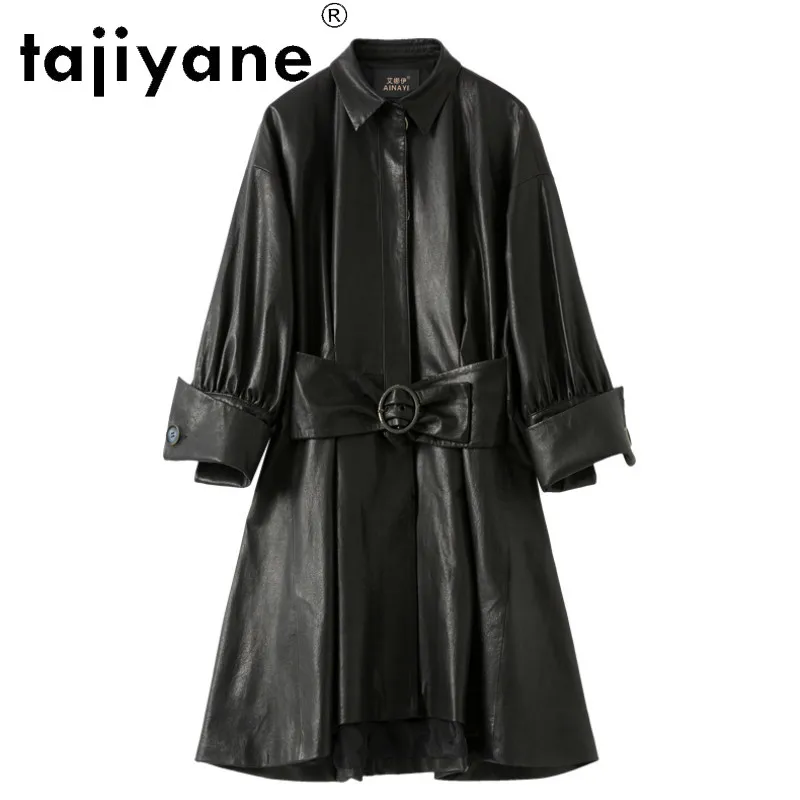 Tajiyane Real Leather Clothes for Women Ladies Genuine Sheepskin Coats Woman Long Jackets Korean Style Slim Mujer Parkas TN1713
Tajiyane Real Leather Clothes for Women Ladies Genuine Sheepskin Coats Woman Long Jackets Korean Style Slim Mujer Parkas TN1713