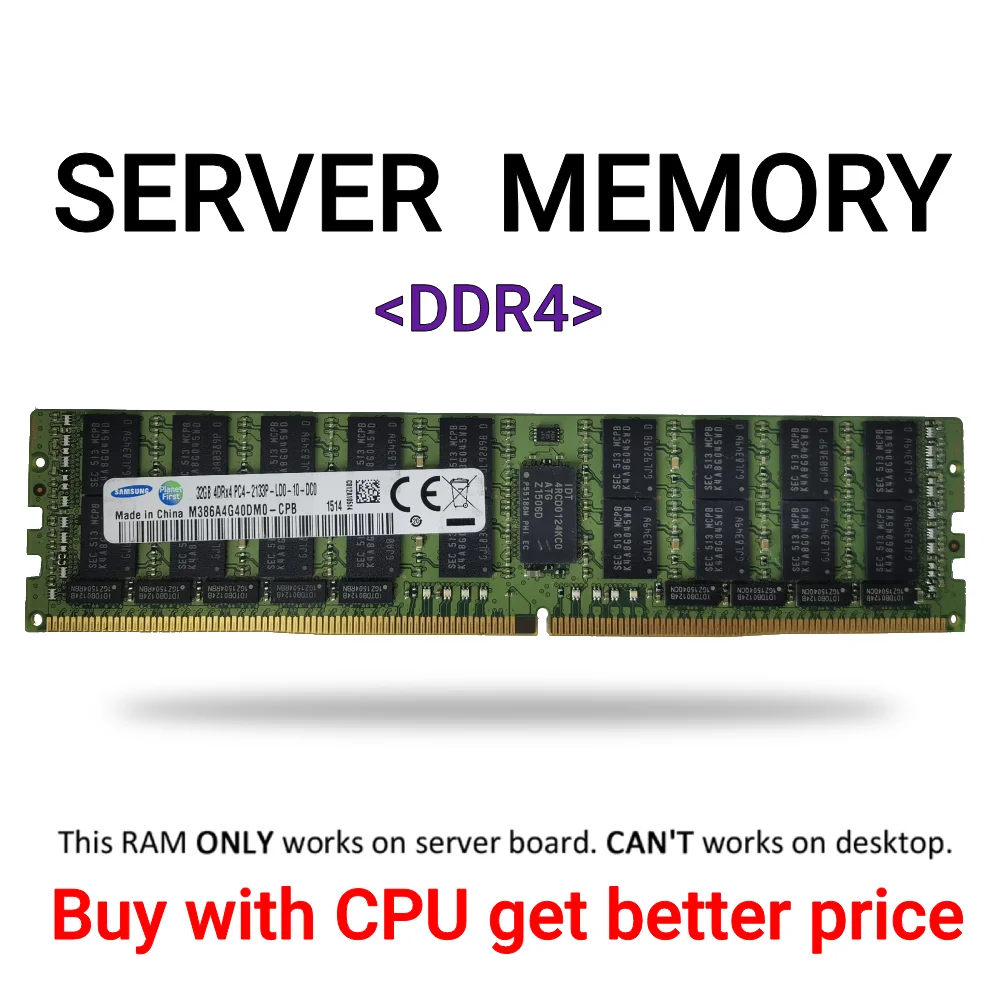 ОЗУ VIRIVI DDR4 4 ГБ 16 32 Серверная память 2133 МГц 2400 регистровая ECC LGA 2011-3 Pin ЦПУ X99