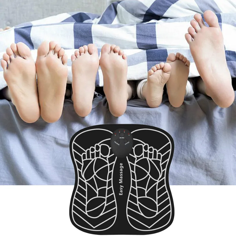 EMS Electric Intelligent Foot Massage Stimulator Blood Circulation Relieve Fatigue Remote Control Foot Care Pad
EMS Electric Intelligent Foot Massage Stimulator Blood Circulation Relieve Fatigue Remote Control Foot Care Pad