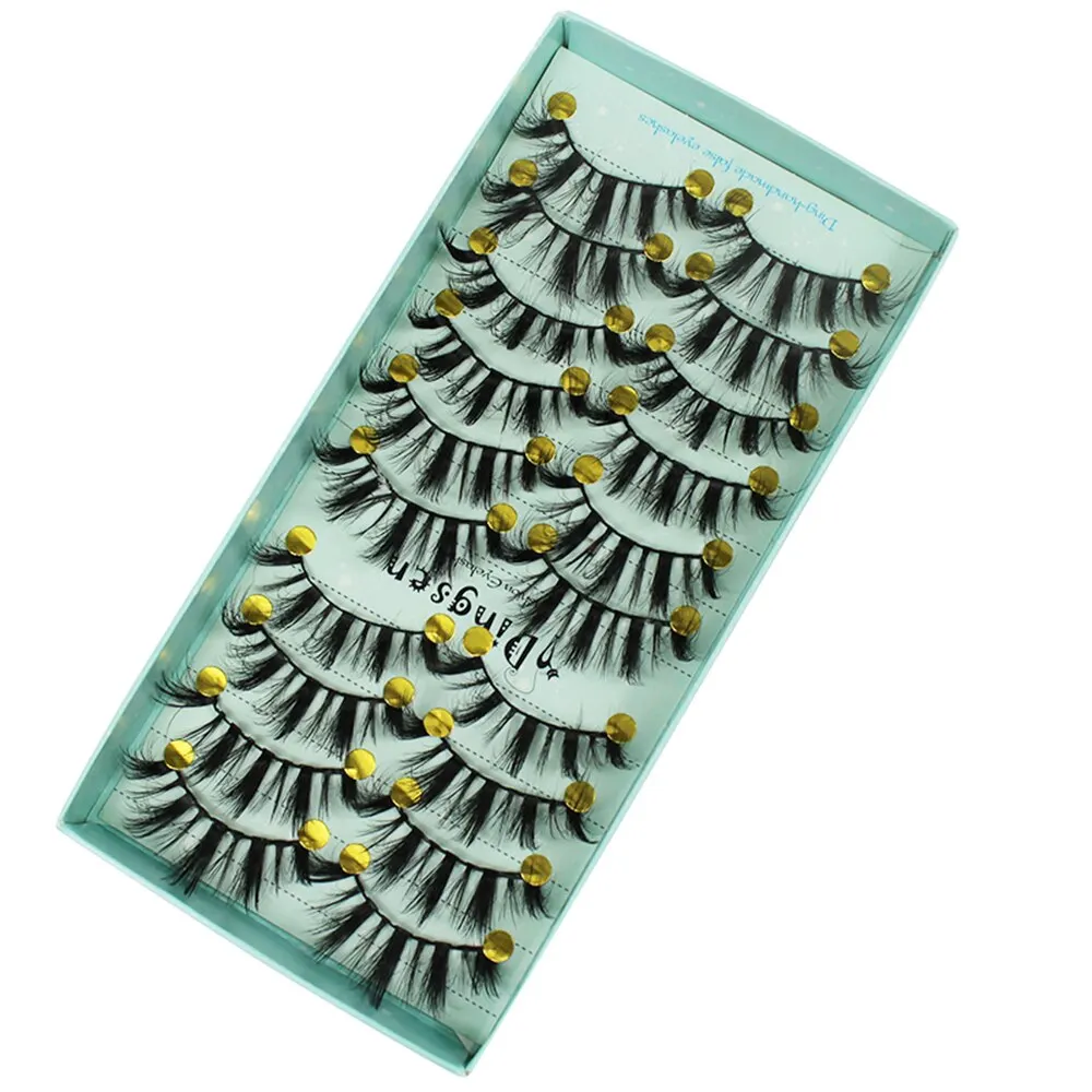 10 Pairs 3D Soft Mink Hair False Eyelashes Natural Messy Eyelash Crisscross Wispy Fluffy Lashes Extension Eye Makeup Tools
10 Pairs 3D Soft Mink Hair False Eyelashes Natural Messy Eyelash Crisscross Wispy Fluffy Lashes Extension Eye Makeup Tools