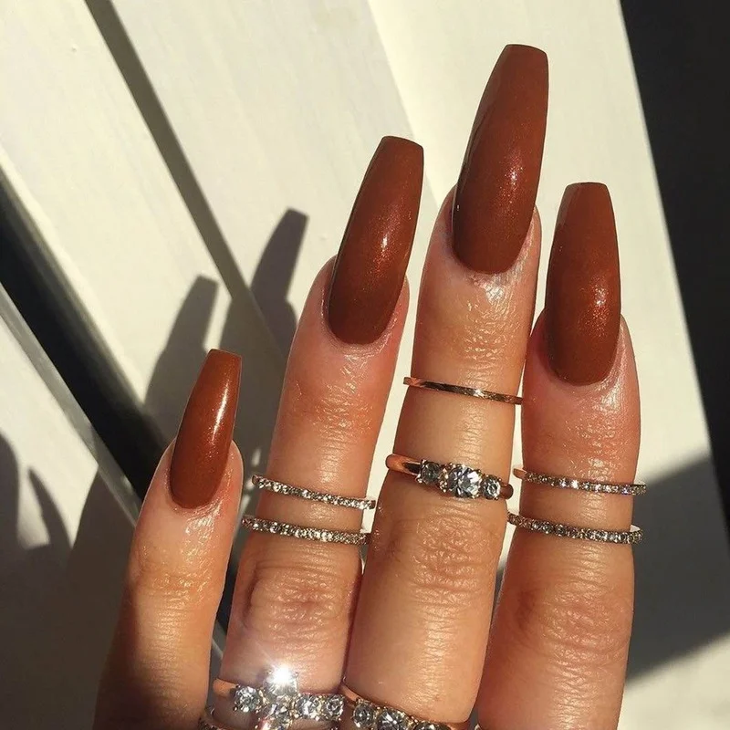 24pcs Solid Dark Wine Red Glitter Press on Nails Ballet False Nails Long Flat Top Coffin Ballerina UV Fingers Nails Free Glue
24pcs Solid Dark Wine Red Glitter Press on Nails Ballet False Nails Long Flat Top Coffin Ballerina UV Fingers Nails Free Glue