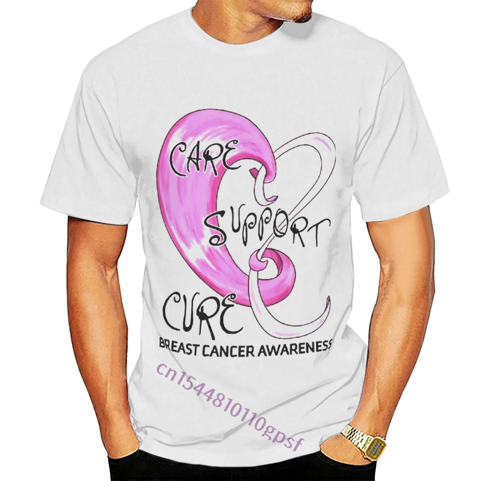 Unisex Care Support Cure- Breast Cancer Awareness Vintage Funny Tshirt Men's 100% Cotton White T-Shirt Streetwear Tee
Unisex Care Support Cure- Breast Cancer Awareness Vintage Funny Tshirt Men's 100% Cotton White T-Shirt Streetwear Tee