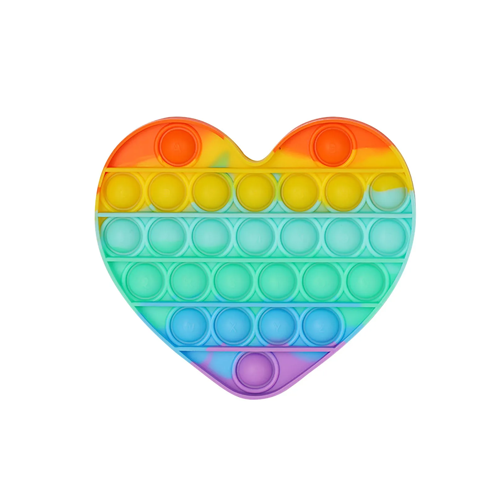 Colorful New Series Funny Push Bubble Fidget Sensory Toy Autism Special Needs Stress Reliever Squishy Fidget Toys Juguete
Colorful New Series Funny Push Bubble Fidget Sensory Toy Autism Special Needs Stress Reliever Squishy Fidget Toys Juguete
