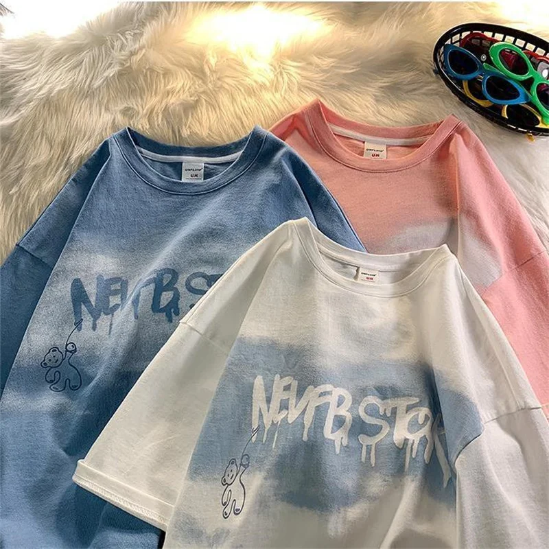 2021 New Summer Loose Oversized t-Shirt Female Harajuku Casual Printing Cute Top Tide Ins Korean Version Of The Wild Half Sleeve
2021 New Summer Loose Oversized t-Shirt Female Harajuku Casual Printing Cute Top Tide Ins Korean Version Of The Wild Half Sleeve