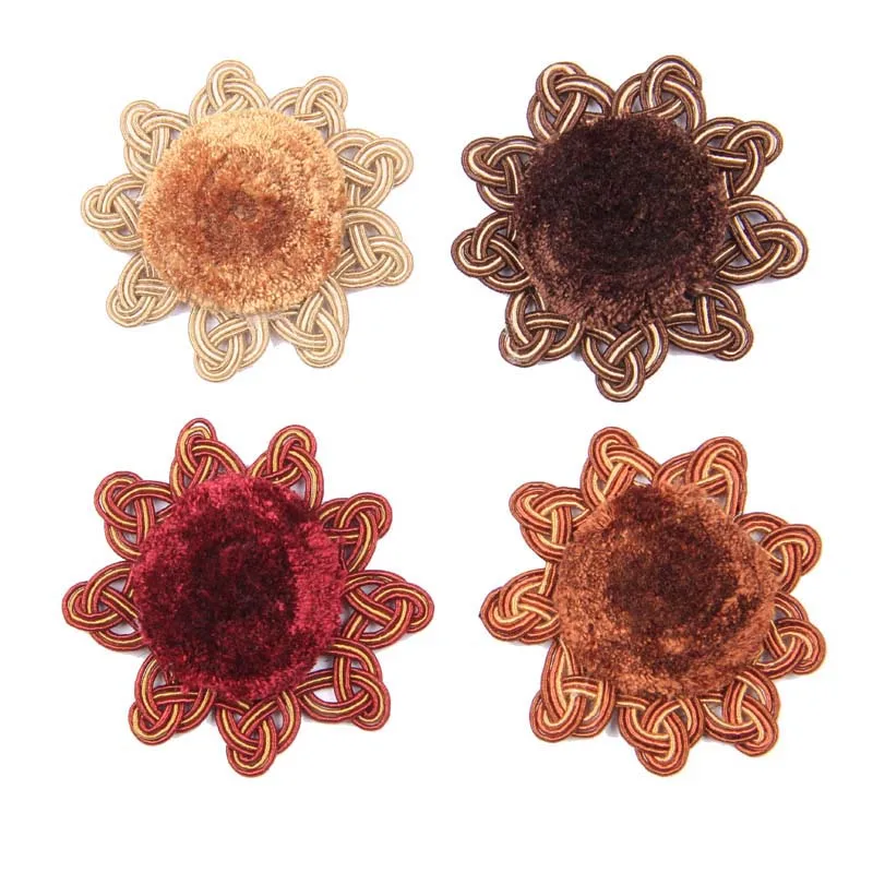 Curtain Disc Buckle Pin Lace Decoration Curtains Head Seam Tassel Hanging Ball Sewing Rosettes Handmade Patches with Stick Cloth
Curtain Disc Buckle Pin Lace Decoration Curtains Head Seam Tassel Hanging Ball Sewing Rosettes Handmade Patches with Stick Cloth