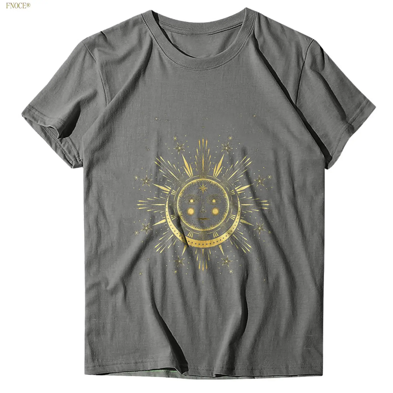 FNOCE Women's Shirts For Summer 2021 Hot Selling Women's Wear Top SUNFLOWER Printed round Neck Short Sleeve T-shirt
FNOCE Women's Shirts For Summer 2021 Hot Selling Women's Wear Top SUNFLOWER Printed round Neck Short Sleeve T-shirt