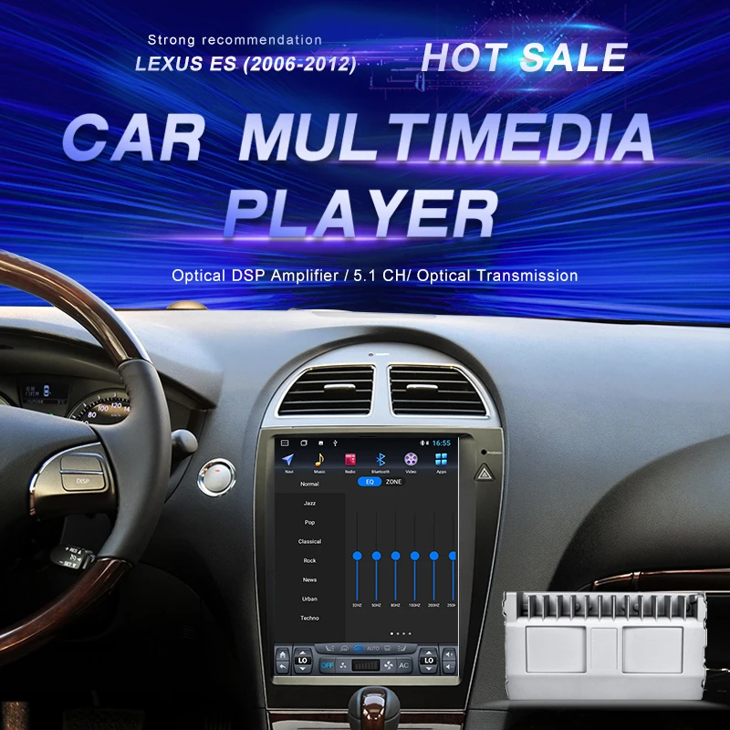 Автомобильный DVD-проигрыватель на Android для Lexus ES (2006-2012), автомобильное радио, мультимедийный видеоплеер, навигатор GPS, Android, 2 Din
Автомобильный DVD-проигрыватель на Android для Lexus ES (2006-2012), автомобильное радио, мультимедийный видеоплеер, навигатор GPS, Android, 2 Din