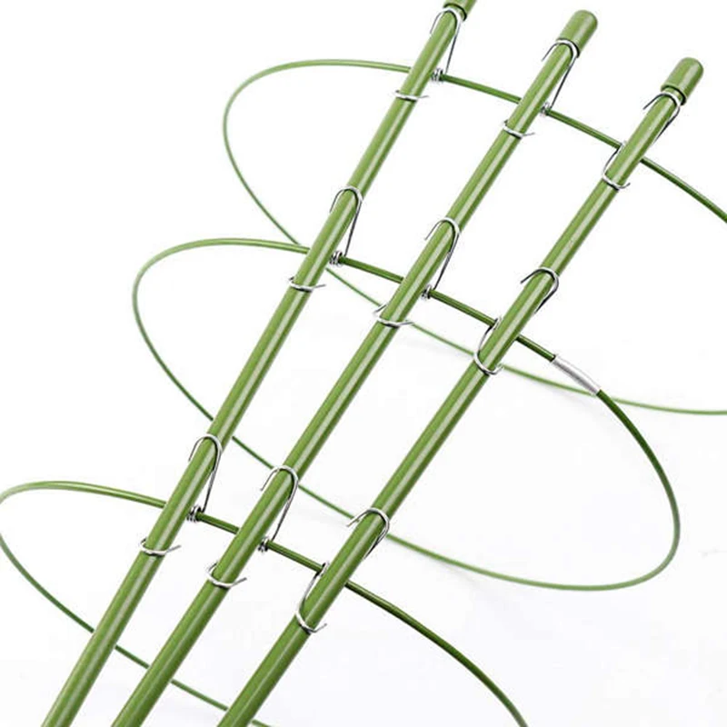 Plant Support 4 Pcs 18 Inches Plant Cages with Adjustable Rings, Plant Fixed Climbing Tool, Plant Stake Support
Plant Support 4 Pcs 18 Inches Plant Cages with Adjustable Rings, Plant Fixed Climbing Tool, Plant Stake Support