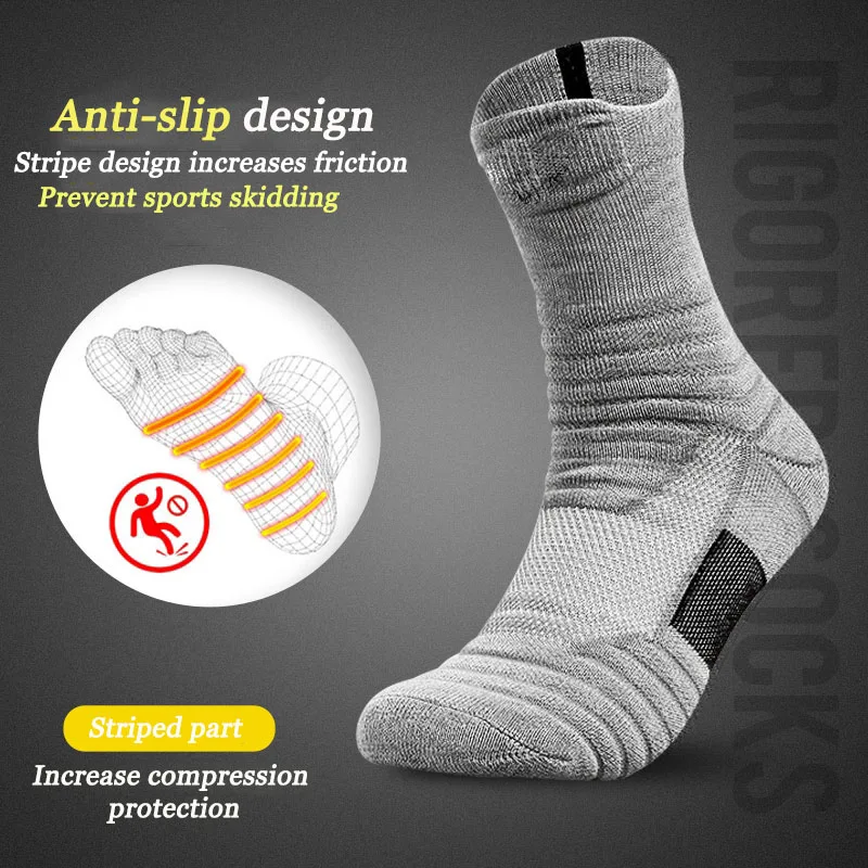 Sport Socks Men Running Basketball Breathable Anti Slip Cycling Walking Women Outdoor Sock Cotton Athletic No Sweat Sock
Sport Socks Men Running Basketball Breathable Anti Slip Cycling Walking Women Outdoor Sock Cotton Athletic No Sweat Sock