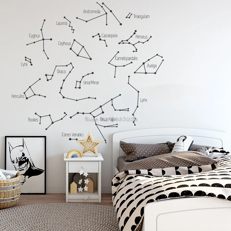 Constellation Wall Decals - Constellation Walls Decor Zodiac Star Decal Decor Constellation Wall Sticker Art DIY Bedroom LC1828 
Constellation Wall Decals - Constellation Walls Decor Zodiac Star Decal Decor Constellation Wall Sticker Art DIY Bedroom LC1828