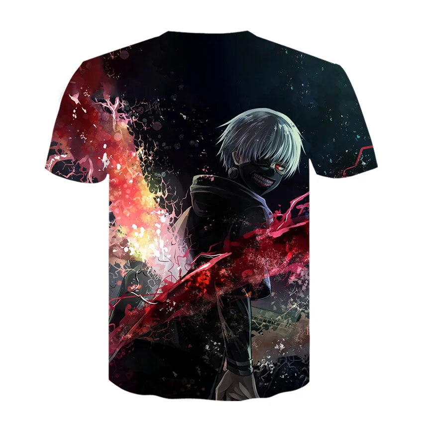 Anime T-shirt Men Hip Hop Tokyo Ghoul 3D Print New style Fashion Short Sleeve Tshirts Summer tops Men clothing Streetwear 2021 
Anime T-shirt Men Hip Hop Tokyo Ghoul 3D Print New style Fashion Short Sleeve Tshirts Summer tops Men clothing Streetwear 2021