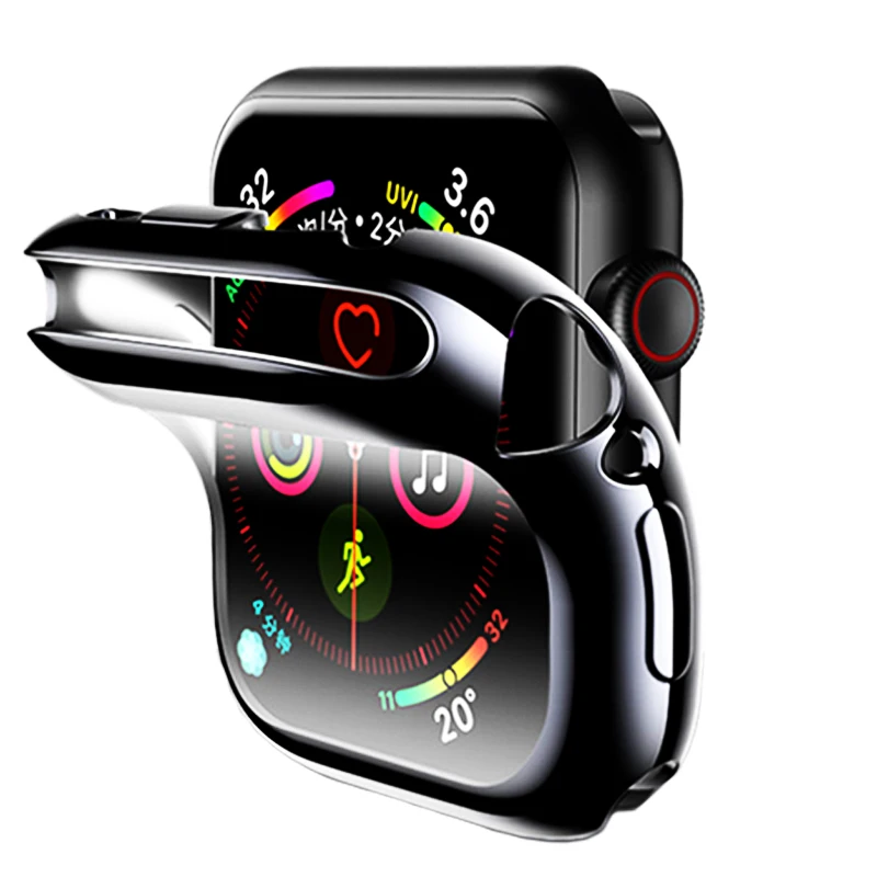 Чехол для часов Apple Watch series 5 4 3 2 1 чехол 42 мм 38 м 40 44 тонкий iWatch | Наручные часы