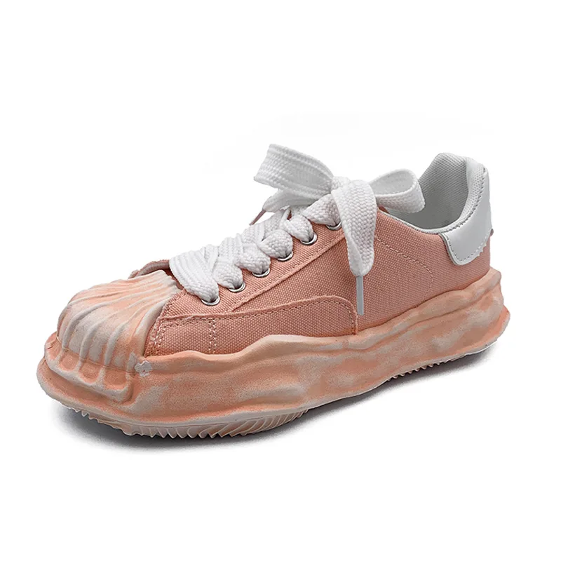 Shell Dissolved Shoes Women's 2021 Summer Dyed Canvas Shoes Platform Muffin Lace-up Shoes Women's Sports Shoes
Shell Dissolved Shoes Women's 2021 Summer Dyed Canvas Shoes Platform Muffin Lace-up Shoes Women's Sports Shoes