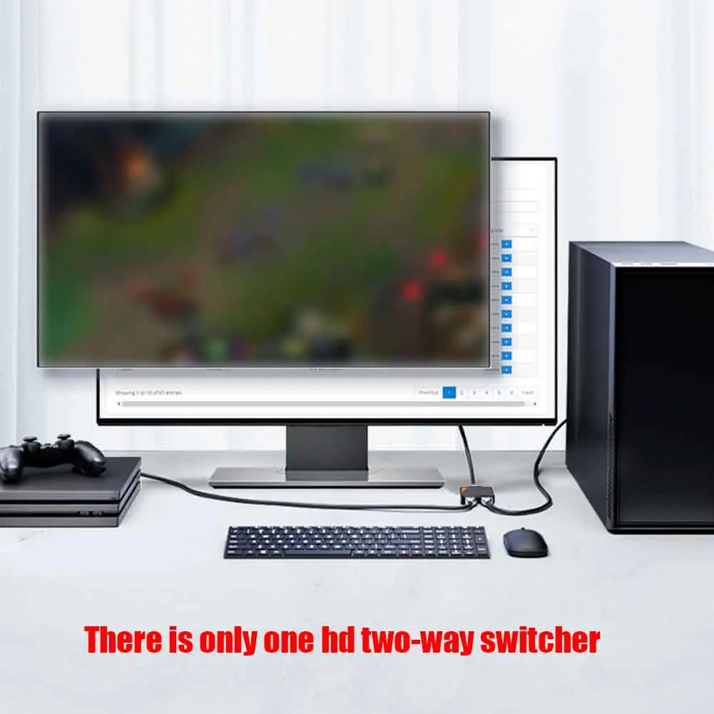 HD 4K High Speed Plug And Play for Switcher Bi Direction Screen Splitter 2 In 1 Out Theater Systems Professional Multimedia
HD 4K High Speed Plug And Play for Switcher Bi Direction Screen Splitter 2 In 1 Out Theater Systems Professional Multimedia