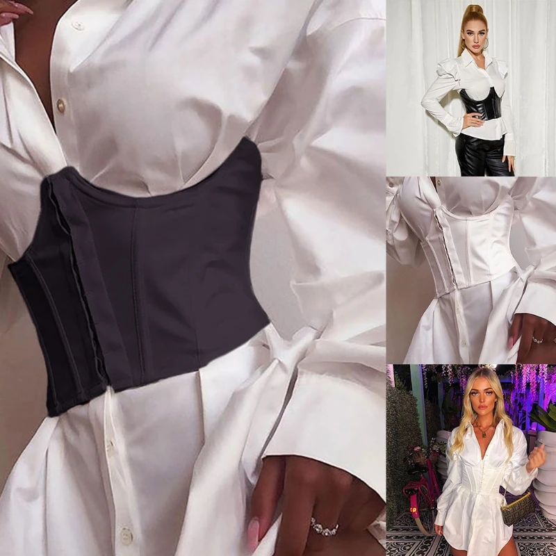 Сексуальный лоскутный корсет, топы, милый, без рукавов, широкий пояс с застежкой, универсальные аксессуары для одежды, уличная одежда
Сексуальный лоскутный корсет, топы, милый, без рукавов, широкий пояс с застежкой, универсальные аксессуары для одежды, уличная одежда