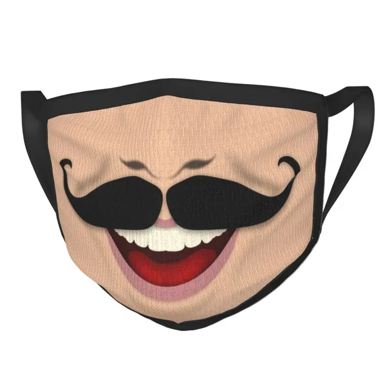 Stylish Mustache Mask Reusable Unisex Adult Open Mouth Smiling Face Mouth Face Mask Dustproof Protection Respirator Mouth-Muffle
Stylish Mustache Mask Reusable Unisex Adult Open Mouth Smiling Face Mouth Face Mask Dustproof Protection Respirator Mouth-Muffle