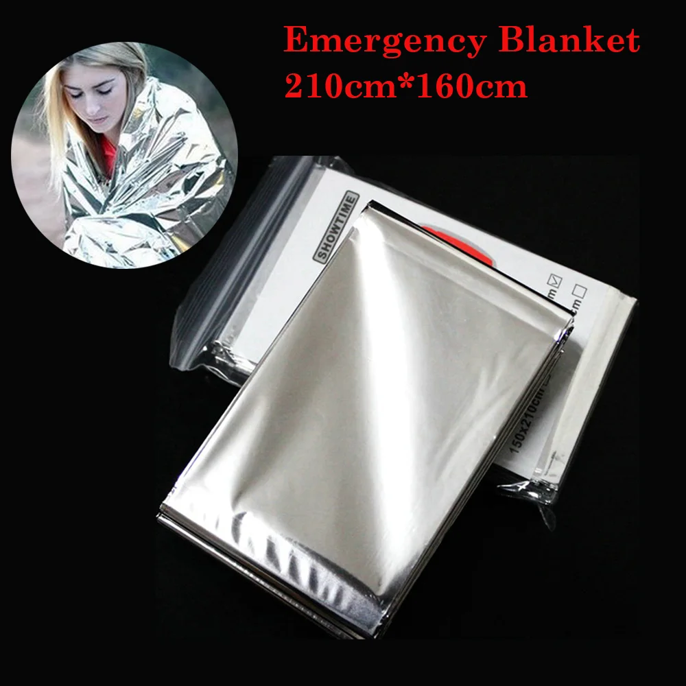 Folding Emergency Blanket WaterProof Survival Rescue BlanketThermal Space First Aid Camping Military Blanket 210cm*160cm
Folding Emergency Blanket WaterProof Survival Rescue BlanketThermal Space First Aid Camping Military Blanket 210cm*160cm