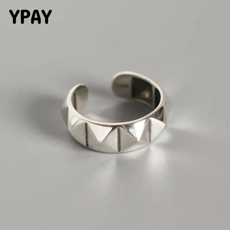 YPAY 100% Genuine 925 Sterling Silver Adjustable Ring Women Korea Minimalist Geometric Rivet Men Rings Punk Jewelry Gift YMR825
YPAY 100% Genuine 925 Sterling Silver Adjustable Ring Women Korea Minimalist Geometric Rivet Men Rings Punk Jewelry Gift YMR825
