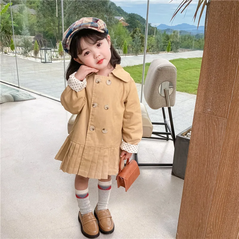 New Elegant Spring Autumn Coat Windbreaker Girls Jacket Kids Long Outerwear Teenage Tops Children Clothes School High Quality
New Elegant Spring Autumn Coat Windbreaker Girls Jacket Kids Long Outerwear Teenage Tops Children Clothes School High Quality