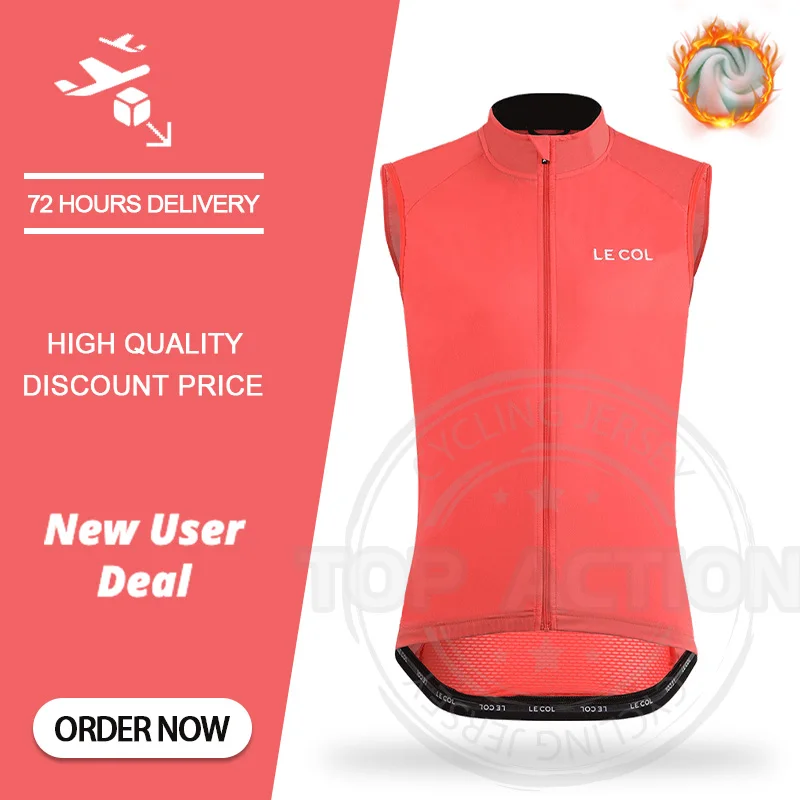 2021 LE COL winter men's professional sleeveless cycling vest warm fleece mountain bike race triathlon jersey Roupa ciclismo
2021 LE COL winter men's professional sleeveless cycling vest warm fleece mountain bike race triathlon jersey Roupa ciclismo