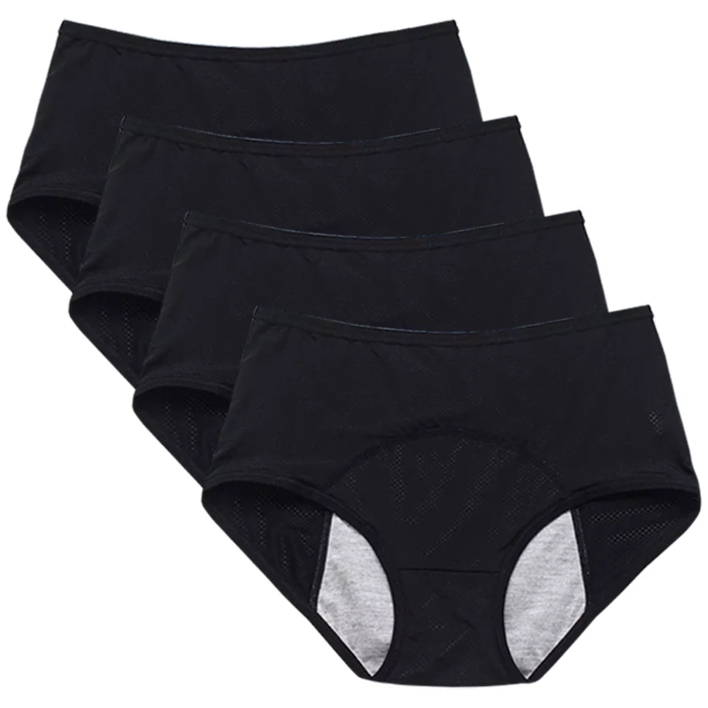4 Pcs Women Menstrual Panties Leak Proof Period Briefs Comfortable Physiological Lingerie Ladies Sexy Mesh Breathable Underwear
4 Pcs Women Menstrual Panties Leak Proof Period Briefs Comfortable Physiological Lingerie Ladies Sexy Mesh Breathable Underwear