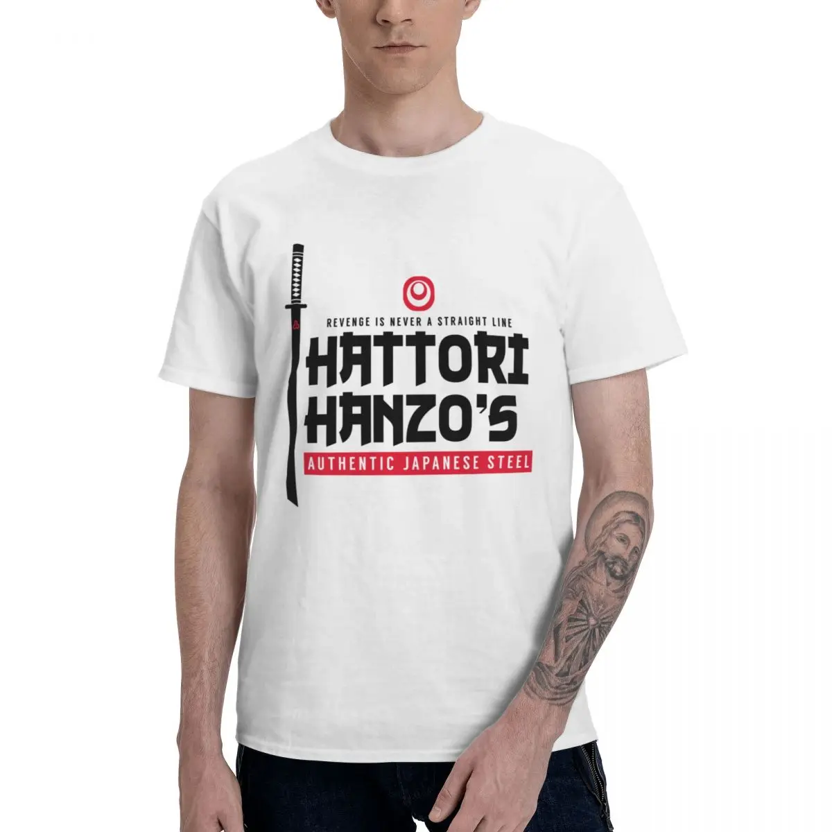 Japanese Steel Dark Version T-Shirts Pure Cotton Round Neck Men's T Shirt Short Sleeve Plus Size Gift Tees Tops EU Size
Japanese Steel Dark Version T-Shirts Pure Cotton Round Neck Men's T Shirt Short Sleeve Plus Size Gift Tees Tops EU Size
