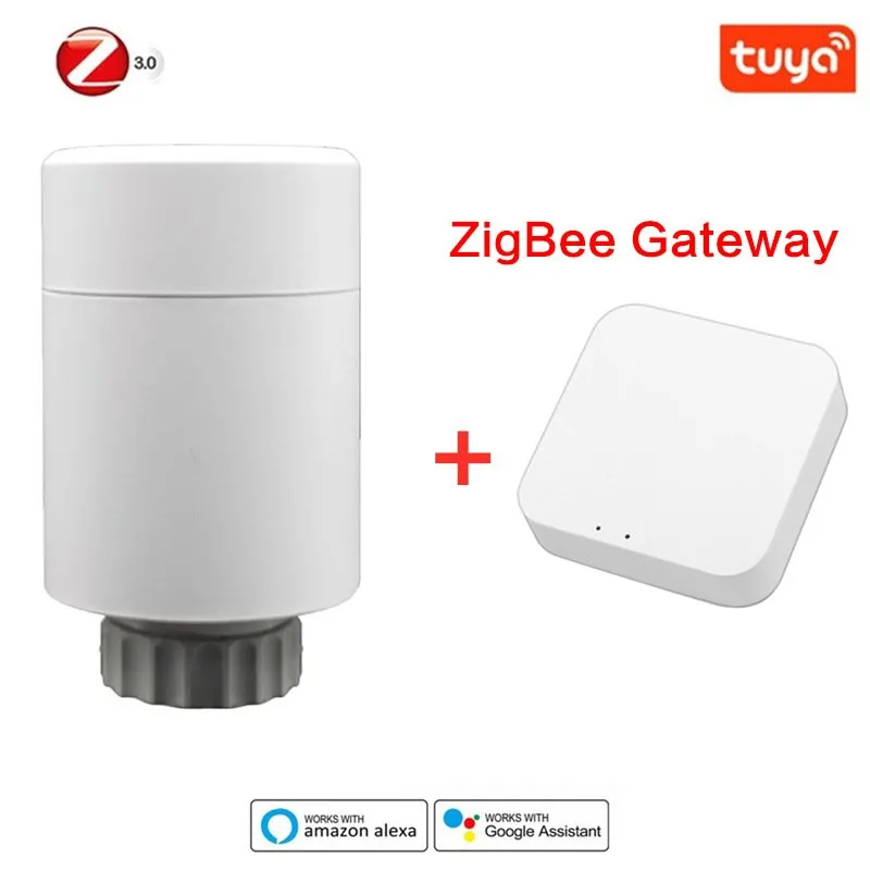 Tuya ZigBee Thermostat Tuya Radiator Actuator Valve Smart Programmable TRV Temperature Controller Alexa Voice Control New
Tuya ZigBee Thermostat Tuya Radiator Actuator Valve Smart Programmable TRV Temperature Controller Alexa Voice Control New
