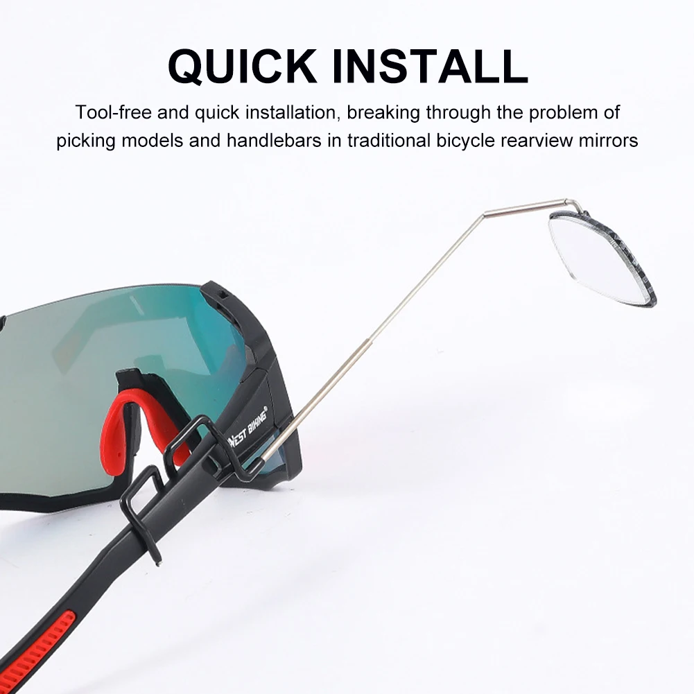 Bike Aluminium Alloy Bike Bicycle Cycling Riding Glasses Rearview View 360 Helmet Mount Eyeglass Helmet Mirror Adjustment Rear
Bike Aluminium Alloy Bike Bicycle Cycling Riding Glasses Rearview View 360 Helmet Mount Eyeglass Helmet Mirror Adjustment Rear