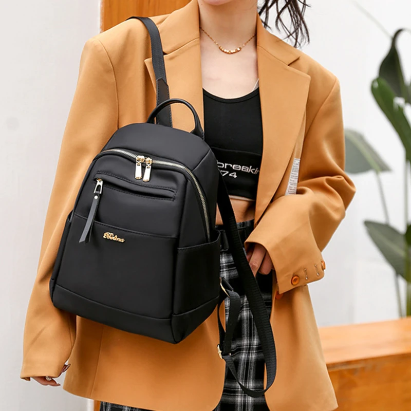Women Simple Backpack New Fashion Solid Color Travel Bag Oxford Cloth Large Capacity Personality All-Match Backpack New
Women Simple Backpack New Fashion Solid Color Travel Bag Oxford Cloth Large Capacity Personality All-Match Backpack New