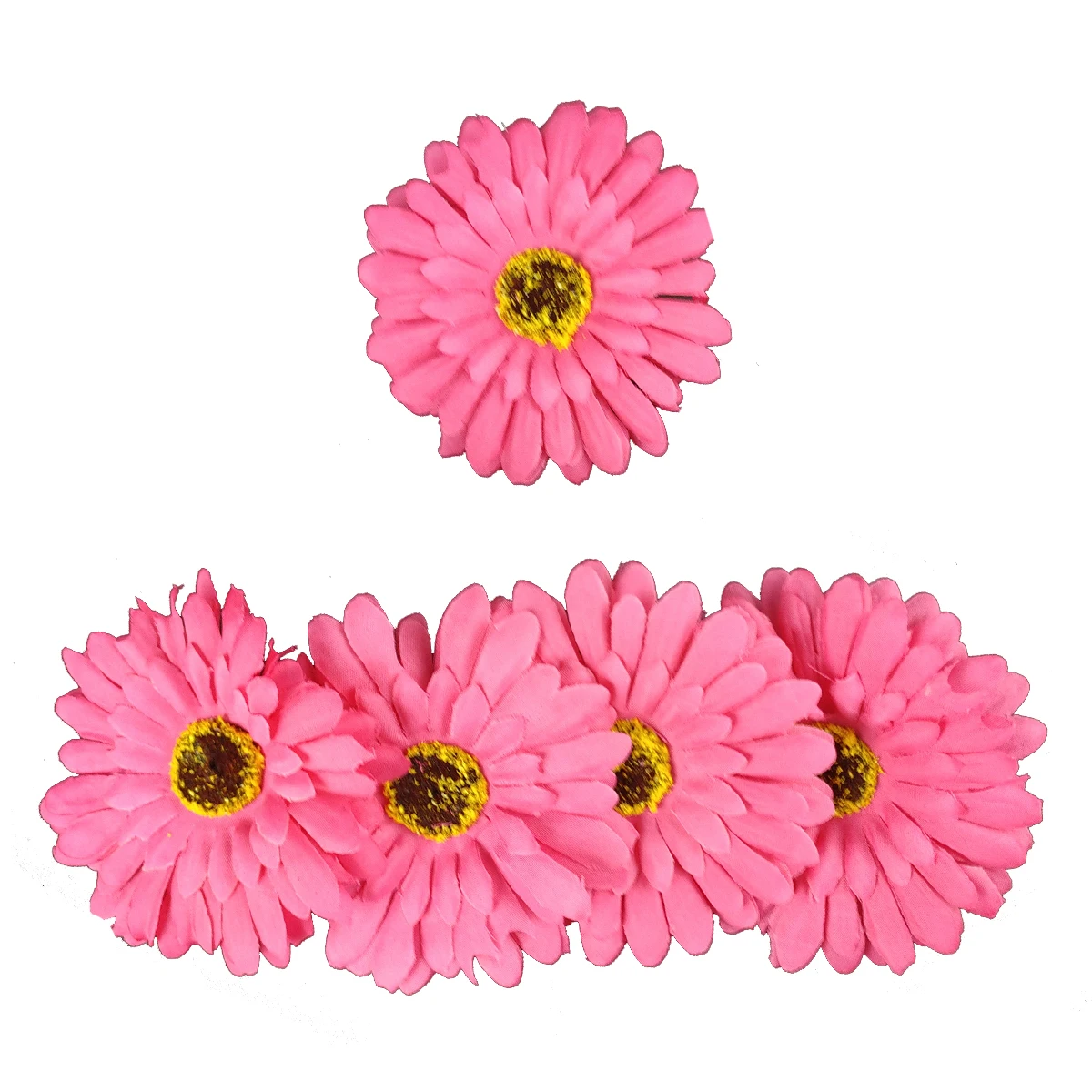 NEW 5Pcs 10cm Barberton Daisy Artificial Flowers Head Silk For Wedding Home Decoration DIY Wreath Scrapbook Party Gifts Supplies
NEW 5Pcs 10cm Barberton Daisy Artificial Flowers Head Silk For Wedding Home Decoration DIY Wreath Scrapbook Party Gifts Supplies