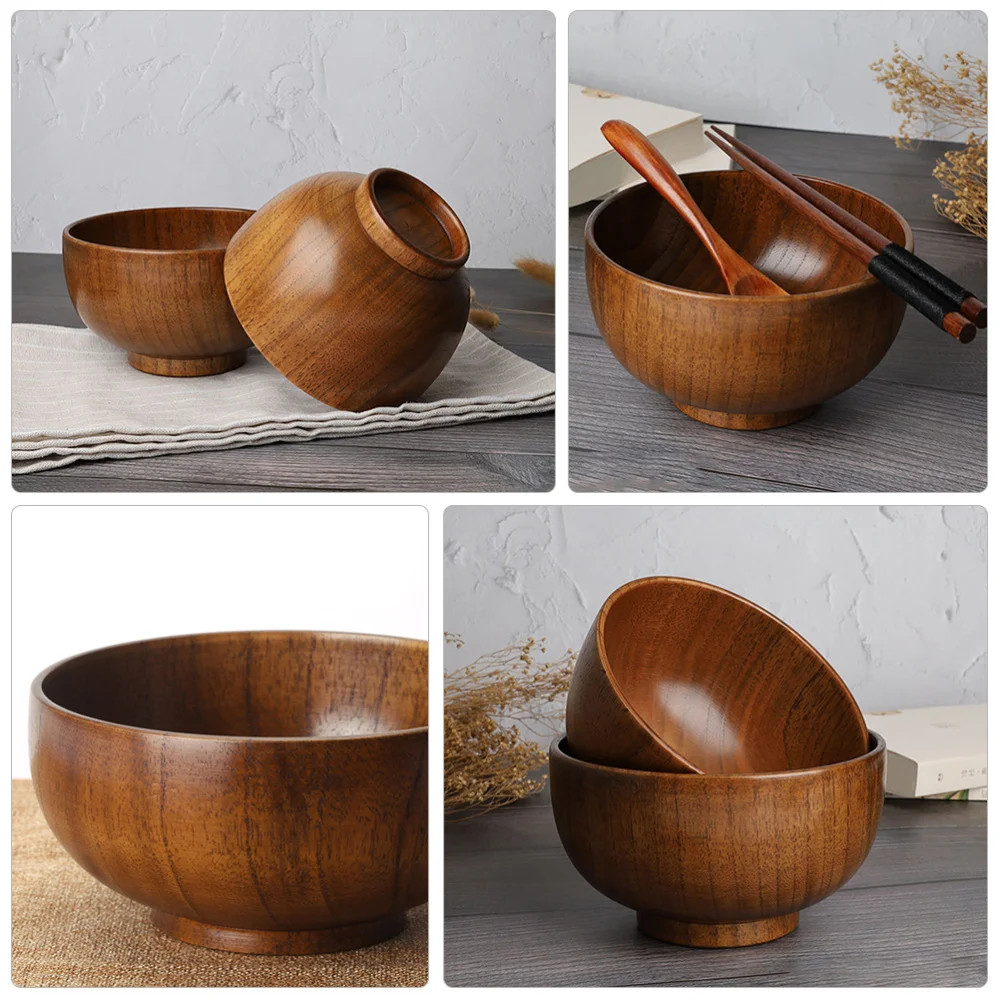 1 шт. 12x6.7CM практичный из дерева салатник утепленные | Дом и сад