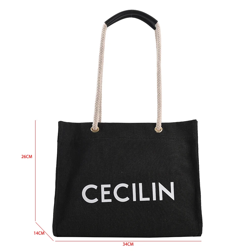Large Capacity Tote Bag Canvas Shoulder Handbag 2021 Women Beach Bag Vacation Travel Denim Bag Brand Designer Shopping Bag Femme
Large Capacity Tote Bag Canvas Shoulder Handbag 2021 Women Beach Bag Vacation Travel Denim Bag Brand Designer Shopping Bag Femme