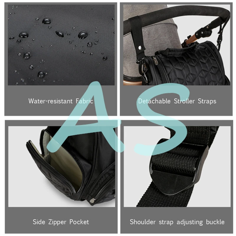 Shoulder Waterproof Mother Bag Large Capacity Can Hang Baby Stroller Mother And Baby Bag Nylon Cloth Multifunctional Backpack
Shoulder Waterproof Mother Bag Large Capacity Can Hang Baby Stroller Mother And Baby Bag Nylon Cloth Multifunctional Backpack