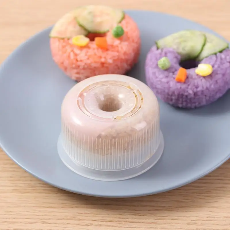 Donut-shaped rice ball mold Japanese-style round household DIY children's bento sushi maker |