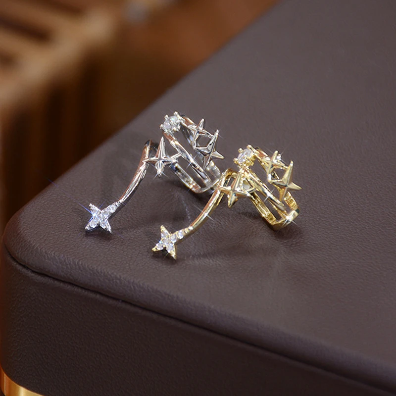 Exquisite Simple Tiny Women Ear Bone Clip 14K Real Gold Zirconia Star Single Earrings for Lady Wedding Jewelry Pendant Bijoux
Exquisite Simple Tiny Women Ear Bone Clip 14K Real Gold Zirconia Star Single Earrings for Lady Wedding Jewelry Pendant Bijoux