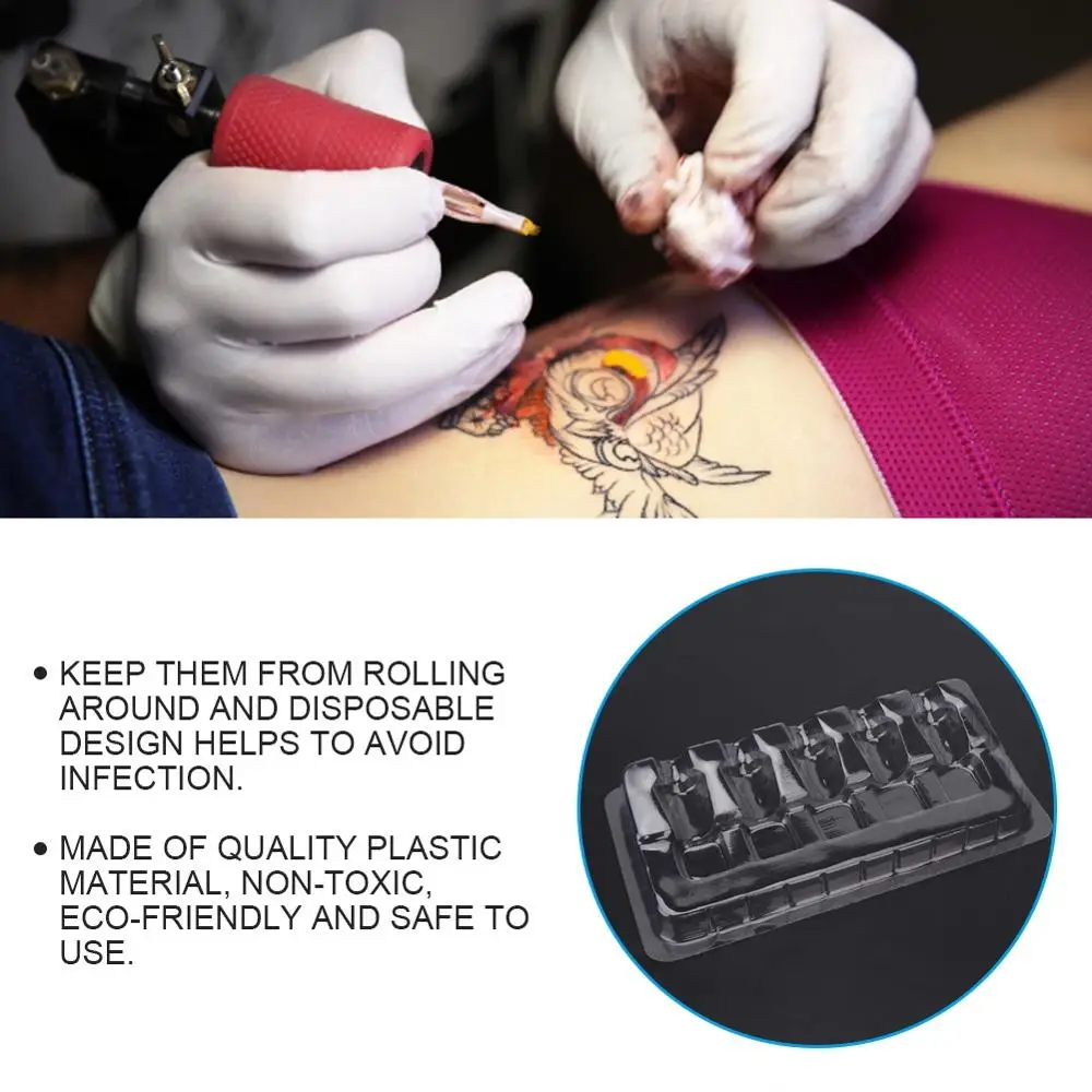 50Pcs/box Disposable Plastic Transparent Ink Cartridge Needle Holder Bracket Tray Supply Portables Tattoos One Needle Holder
50Pcs/box Disposable Plastic Transparent Ink Cartridge Needle Holder Bracket Tray Supply Portables Tattoos One Needle Holder